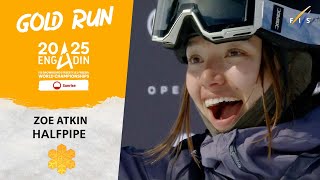 Zoe Atkin put a massive effort for Halfpipe gold | Engadin 2025
