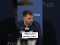 &#39;Who cares, we lost&#39; - Luka Doncic not giving himself any excuses #shorts
