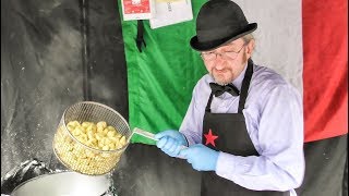 Great Italian Pasta Cooked and Tasted in Brick Lane. Street Food of London