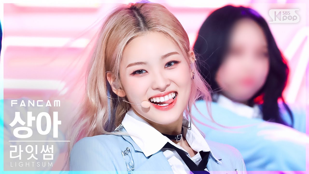 [안방1열 직캠4K] 라잇썸 상아 'ALIVE' (LIGHTSUM SANGAH FanCam)│@SBS Inkigayo_2022.05.29.