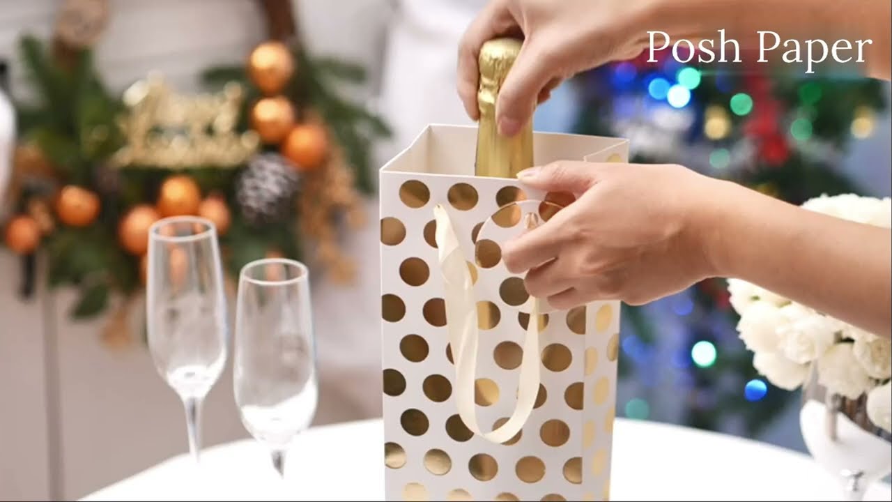 Posh Paper Wine Bags 