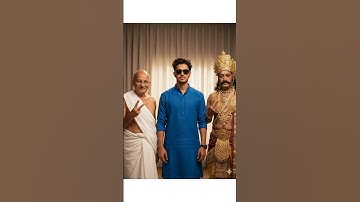 Ravan and Mahatma Gandhi Prompt | Trending Gemini photo editing with Ravan Gandhi Ji | Gemini