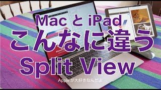 MacのSplitView・はずかしながら初めて使ったのでiPadとの違いをまとめ