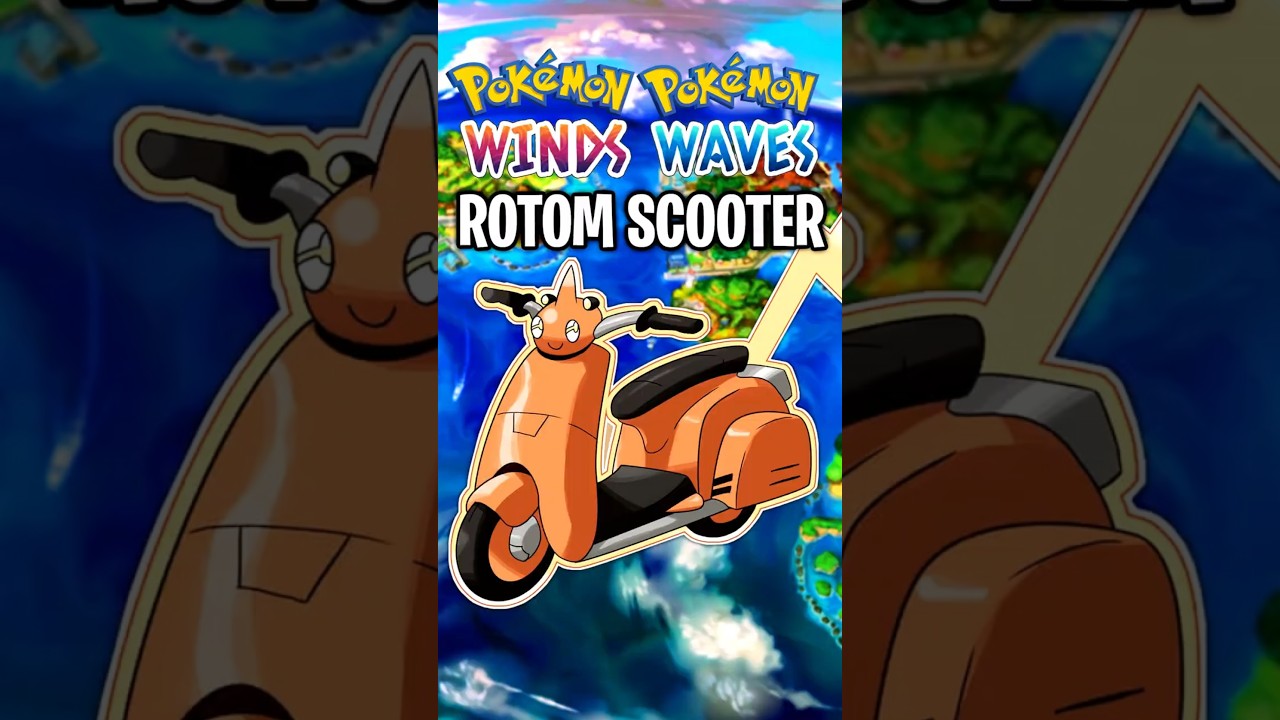 NEW Rotom Scooter Gameplay Mechanic Coming To Pokemon Wind & Pokemon Waves