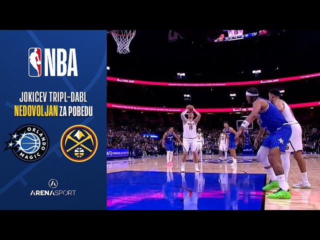 JOKIĆEV TRIPL-DABL NEDOVOLJAN ZA POBEDU | Orlando Magic - Denver Nuggets | 28. decembar 2025.