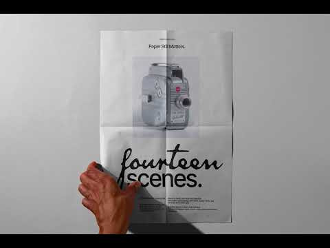 Editorial Folded Poster Mockup Set, a Books & Magazine Mockup by Mocku (Thumbnail 4 of 17)