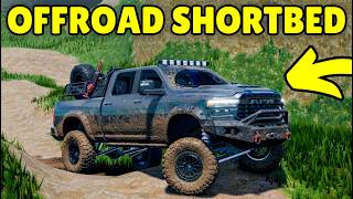 I Built the BEST Offroad Truck Using the NEW Short Bed in APM | Roblox American Plains Mudding