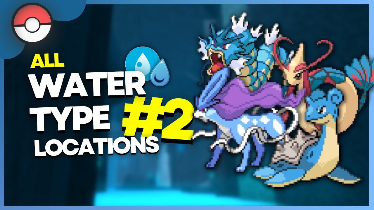 All Water Type Locations In PBF! 2 Pokemon Brick Bronze YouTube