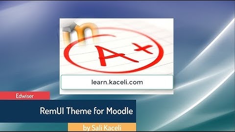 Edwiser RemUI Theme for Moodle™ Software Platform
