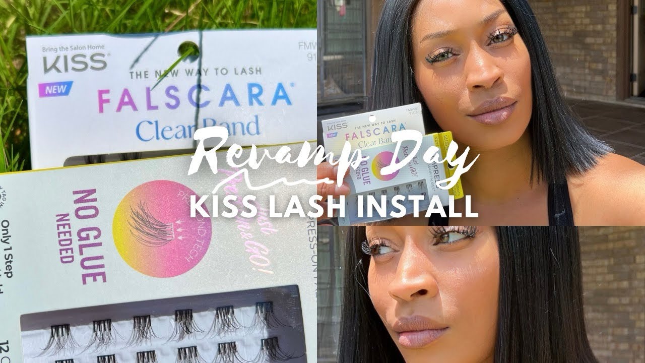 REVAMP DAY/ Trying Clear Band Individual Lashes by 