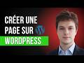 Comment créer une PAGE sur WordPress Elementor Tuto 2026 6/30