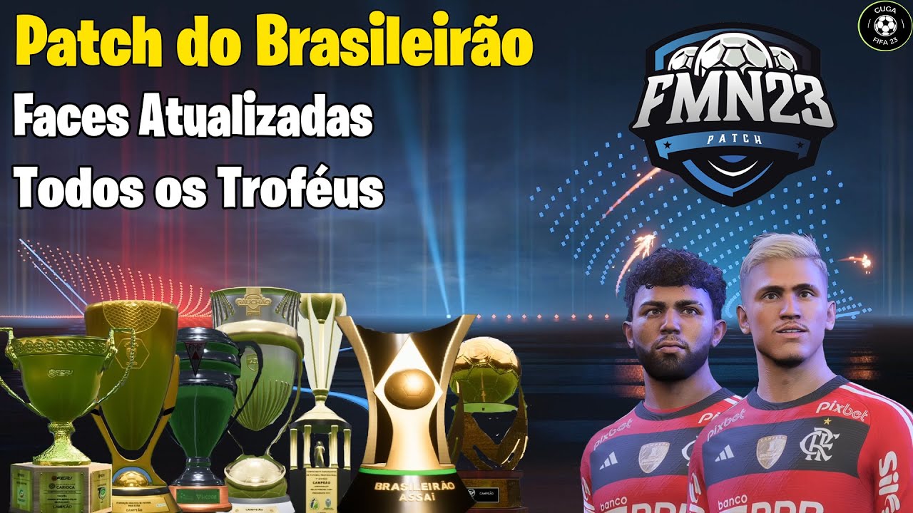 FIFA 23 PATCH DO BRASILEIRÃO, TODAS AS DIVISÕES , FACES E TODOS OS TROFÉUS FIFA MANIA