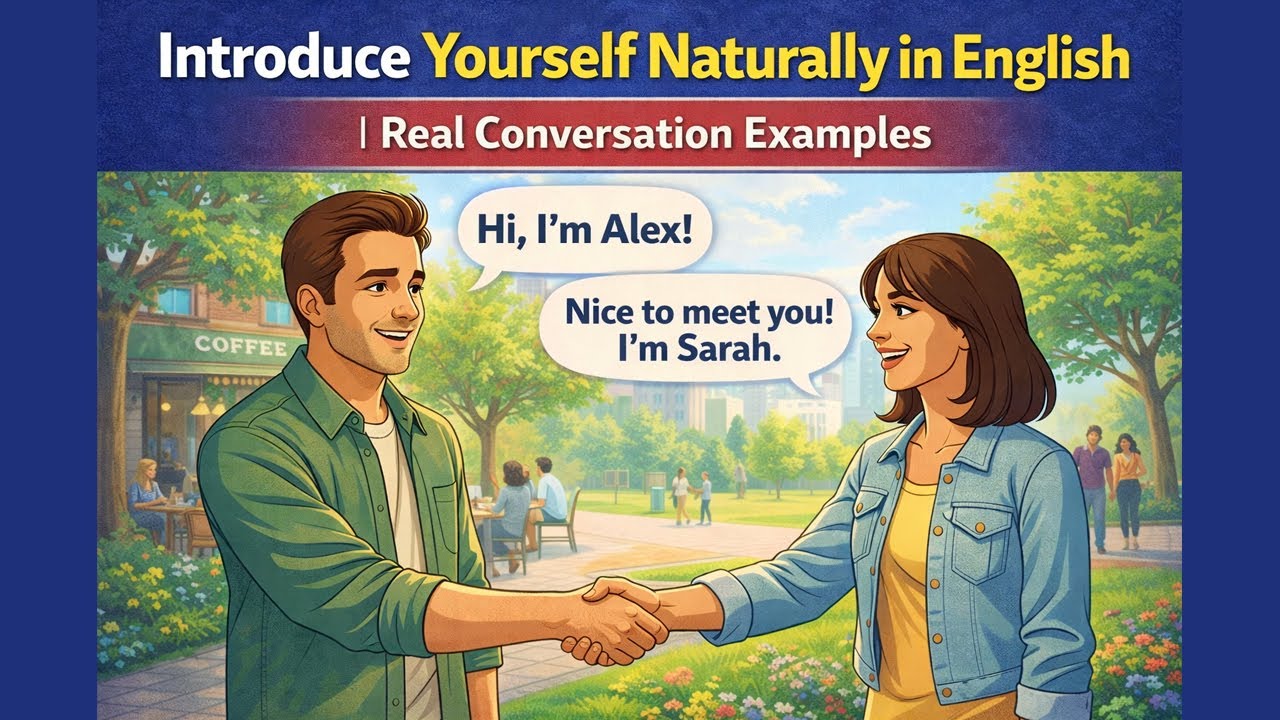 Introduce Yourself Naturally in English | Real Conversation Examples