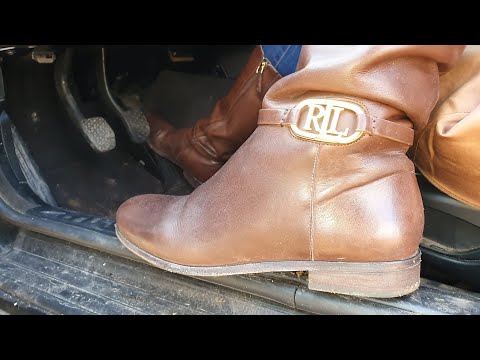 Revving my BMW e46 Brown Leather Boots Preview