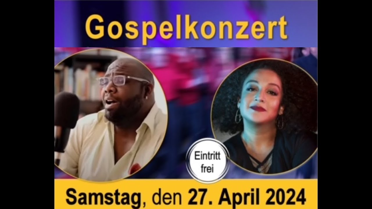 Gospelworkshop 2024 mit Tiffany Kemp (The Voice of Germany 2015) u. Raymond Thompson in Forst/Baden