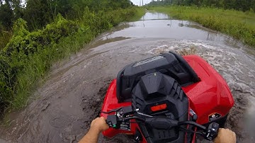 XMR  700 Water Wheelies! Clearing trails! First shake down! Can Am Gen 3 Outlander testing
