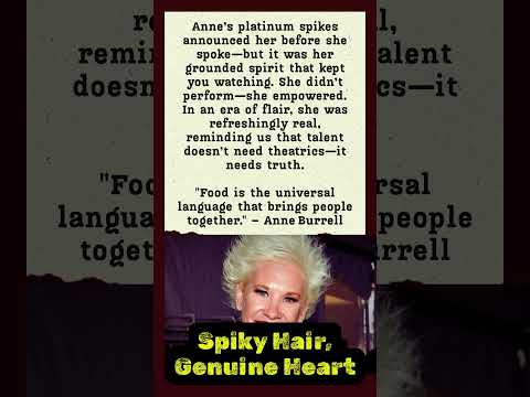 Anne Burrell Spiky Hair Genuine Heart Celebritychef Shortsfeed