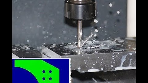 Contour and Drilling | Milling Operations | Mastercam Basic Tutorial