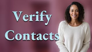 How Can You Quickly Verify New Messaging Contacts? Wealth