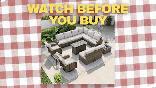 LET'S PATIO 13-Piece Fire Pit Patio Set — Cozy Outdoor Deal