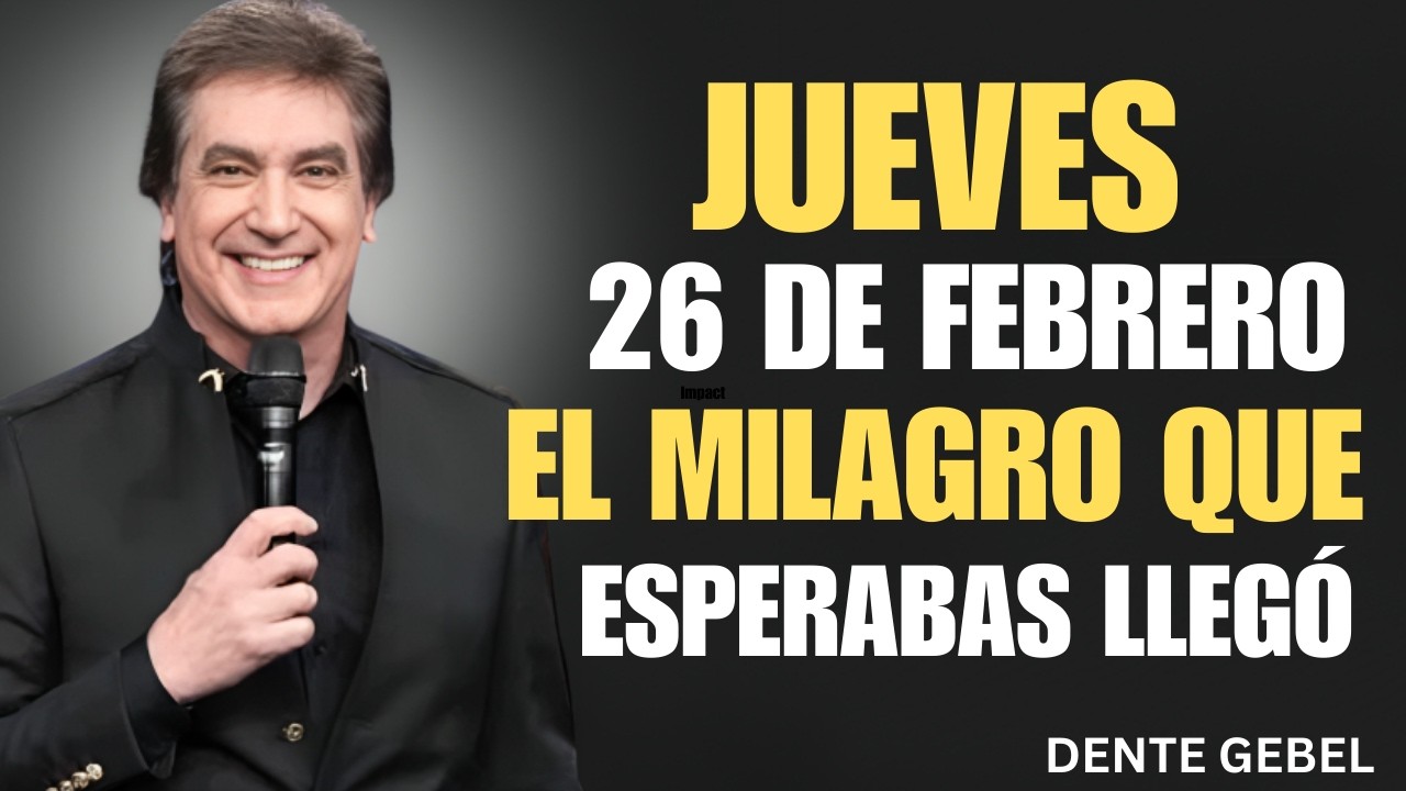 ¡EL MILAGRO QUE ESPERABAS HA LLEGADO! | DENTE GEBEL