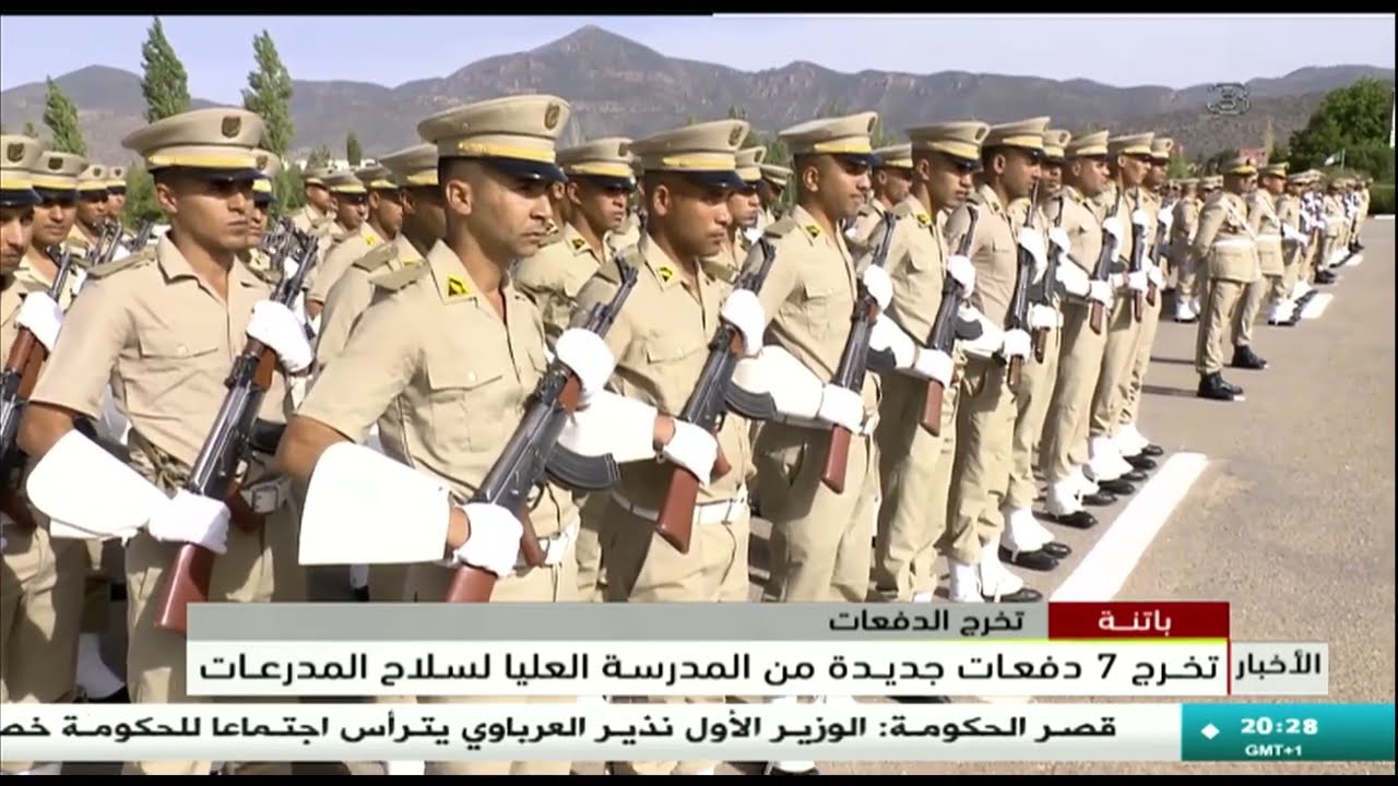 باتنة- تخرج الدفعات.. تخرج 7 دفعات جديدة من المدرسة العليا لسلاح المدرعات