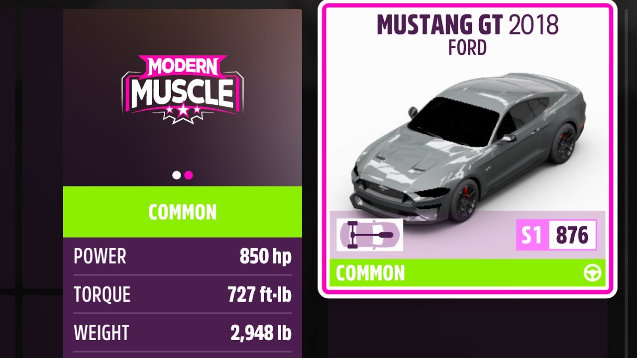 Forza Horizon 5 : 850 HP Street Build 2018 Mustang Gt gaps 1,000 HP Hellcat !