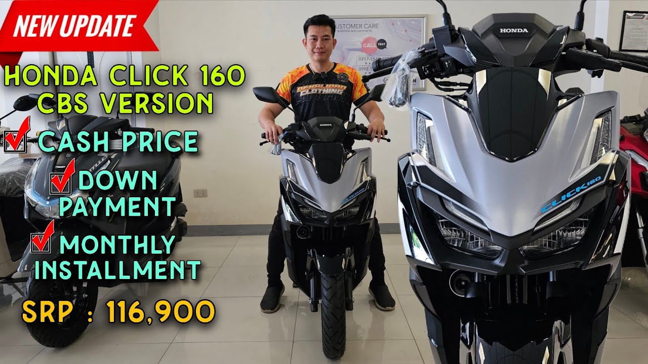 HONDA CLICK 160 CBS VERSION