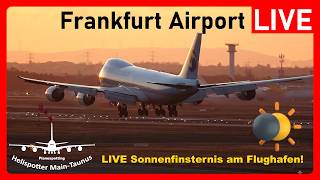 ★FRA★ LIVE 🔴 Sonnenfinsternis🌘 und Planespotting! Zeppelinheim