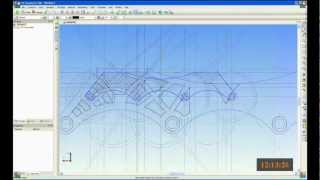 4x84 UFS FRAME Desing Video with T-FLEX CAD