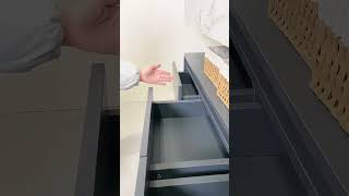 latest model venity cream colour and mirror led tech sencer latest design