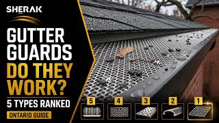 Do Gutter Guards Work All 5 Types Measured (Ontario)