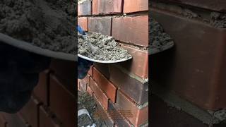 Bricklaying Trick #Bricklaying #ConstructionHack #MasonryTrick #BrickWall #CementWork