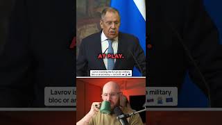 🗣 Russia's foreign minister thinks Ukraine joining the EU would do Moscow work for it🇷🇺🇺🇦🇪🇺 #shorts