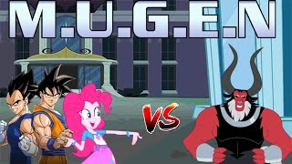 Mugen Request 95 Eqg Pinkie Pie, Goku, Vegeta Vs Lord Tirek