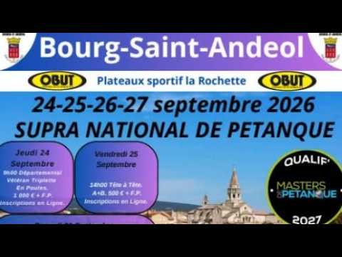 Miniature : 🔴 Direct - National Bourg-Saint-Andéol - Individuel