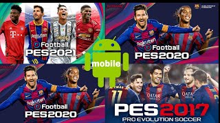 PES 17 VS PES 18 VS PES 19 VS PES 20 VS PES 21 تجربة جميع نسخ الأندرويد و الأيفون