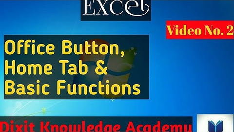 #excel #msexcel #hometab #msexcelhometab. MS EXCEL HOME TAB TUTORIAL Video 2