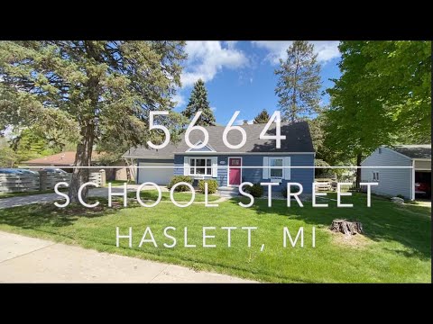 5664 School St, Haslett, MI home video tour
