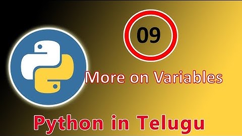 Variables part 2 || Python Tutorial ||  Join To Learn