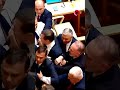 Brawl breaks out in Georgian parliament during Prime minister's annual report