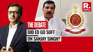 Did ED Go Soft On AAP’s Sanjay Singh? Arnab Explains | The Debate screenshot 5