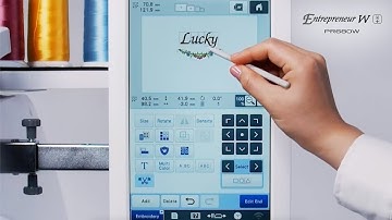PR680W - Basic Operation 02 - Editing an embroidery pattern