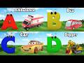 ABC Song Phonics, Transportation Song, ABC Song, Alphabet Educational Song A to Z for kids