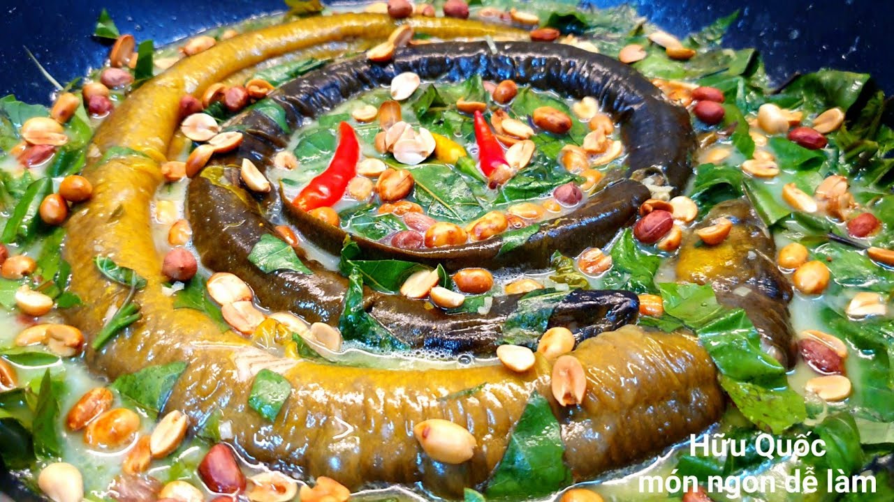 cách làm LƯƠN UM LÁ CÁCH nước cốt dừa béo ngậy thơm ngon đặc sản miền tây