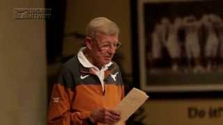 Lou Holtz visits Texas Football [April 8, 2015]