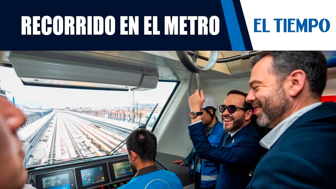 Presidente Abelardo de la Espriella realiza su primer recorrido en el metro | EL TIEMPO