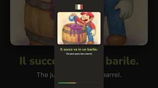 An easy Italian story for beginners, homemade wine