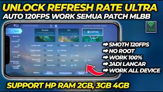 How to Unlock Ultra Refresh Rate & 120 FPS Graphics in Mobile Legends