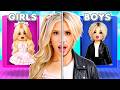 Roblox WOULD YOU RATHER: BOYS vs GIRLS TOWER...